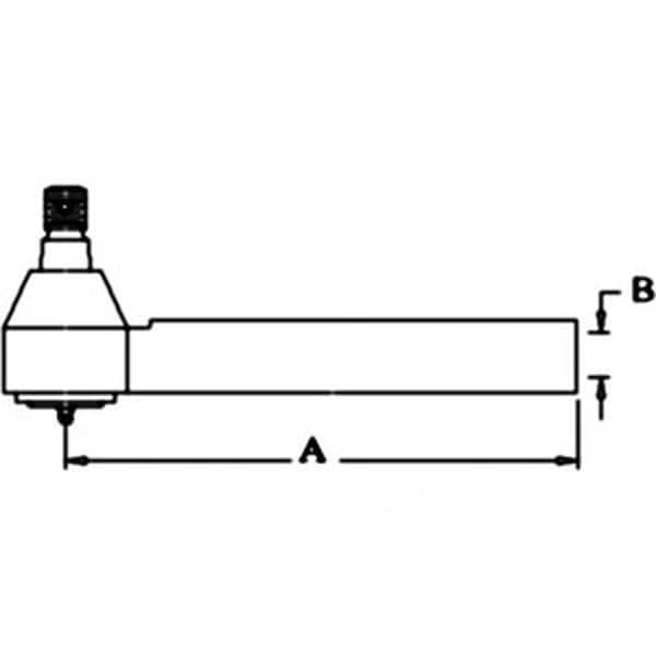 Aftermarket Tie Rod End Fits Massey Ferguson MF Tractor 3429173M1 240 253 263 362 4225 4235 3429173M3 - main